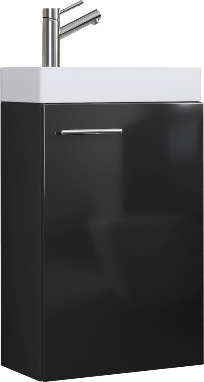 Thumbnail - 2-tlg. Gäste-Waschplatz "Slito" Schwarz