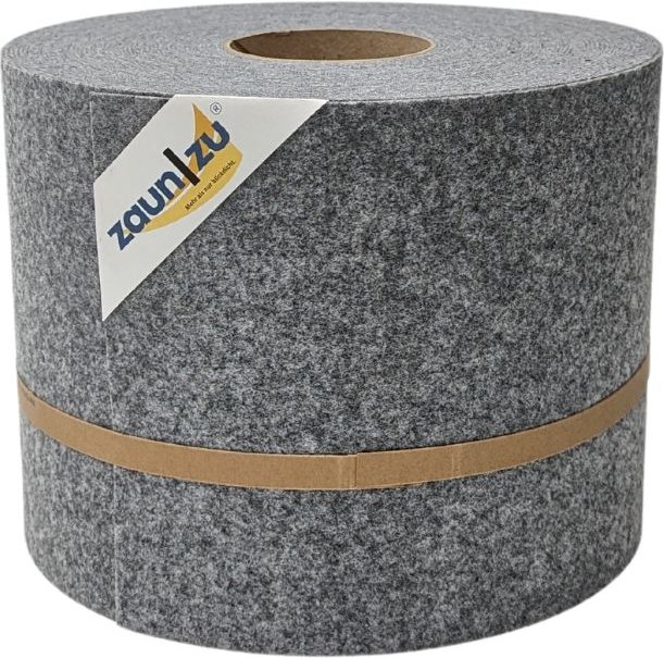 Sichtschutzstreifen Design Vlies für Doppelstabmatten Hellgrau 26m