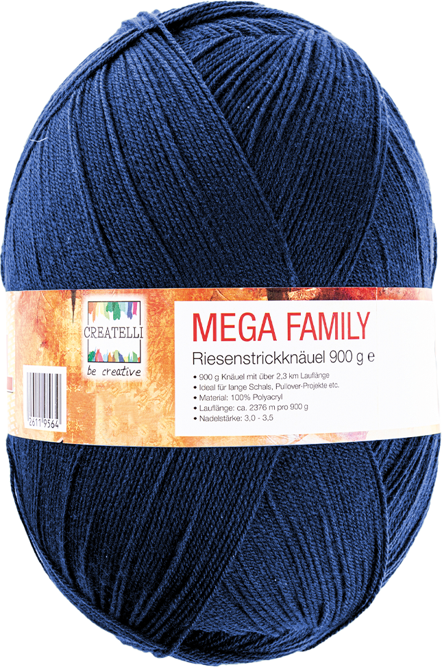 XXL Riesen-Strickknäul "Mega Family"