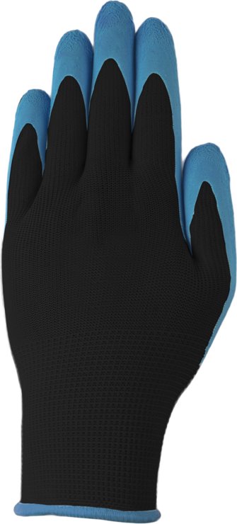 Gartenhandschuhe - 5er-Pack, Anthrazit/Blau, Gr. L