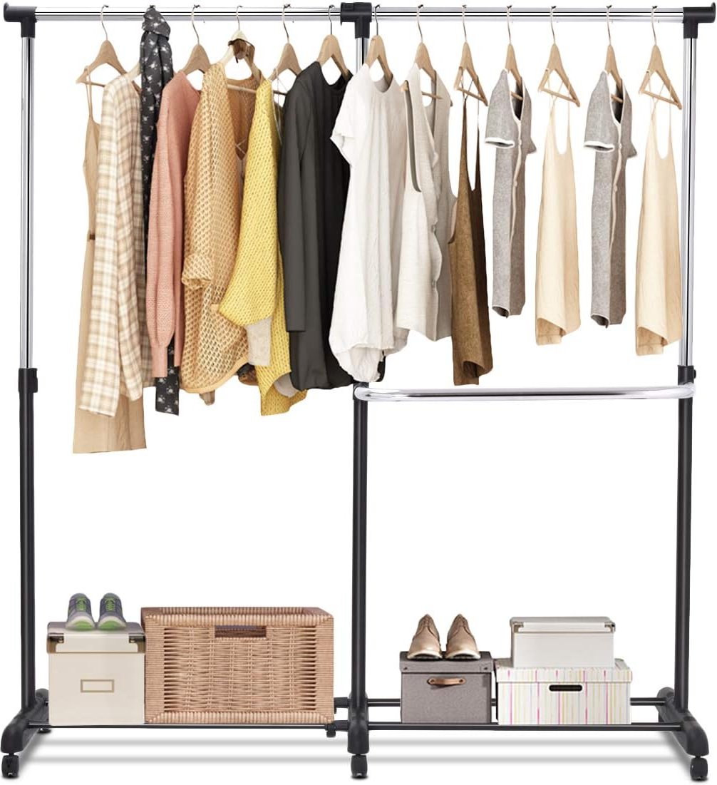 COSTWAY Kleiderständer ausziehbar