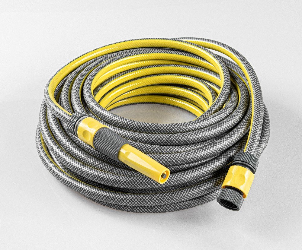 Gartenschlauch SlideTec, 1/2", 25m, Gelb - Grau