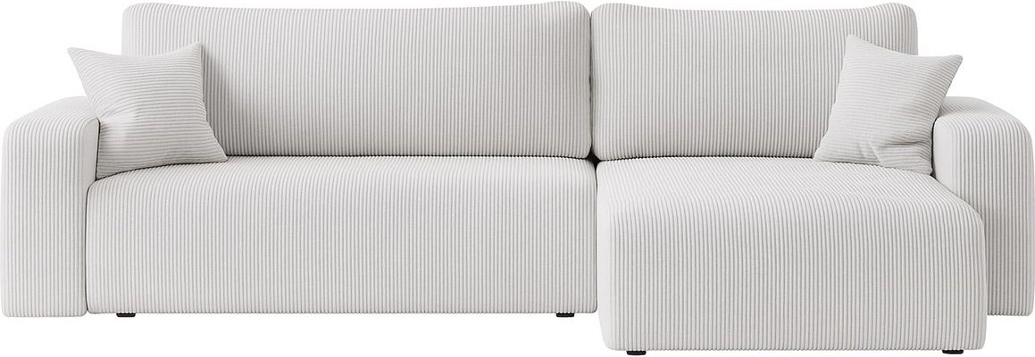 Ecksofa Austin 272x224 cm Cord Creme Poso 100