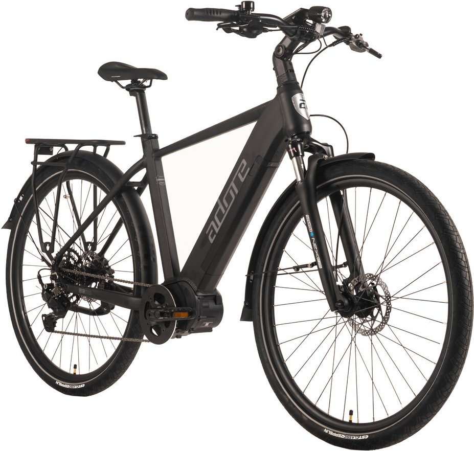 ADORE E-Trekkingbike 28" Alu Trekking E-Bike ATX-390 Mittelmotor 85NM / 15Ah Schwarz matt