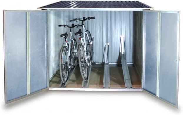 Fahrradbox Anthrazit ca. 191 x 202 x 140 cm
