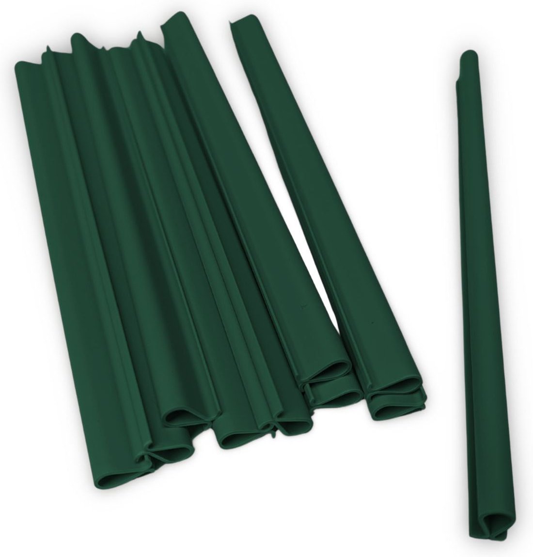 Thumbnail - Sichtschutzstreifen Klemmschiene OMEGA-Clip Grün 1er Pack