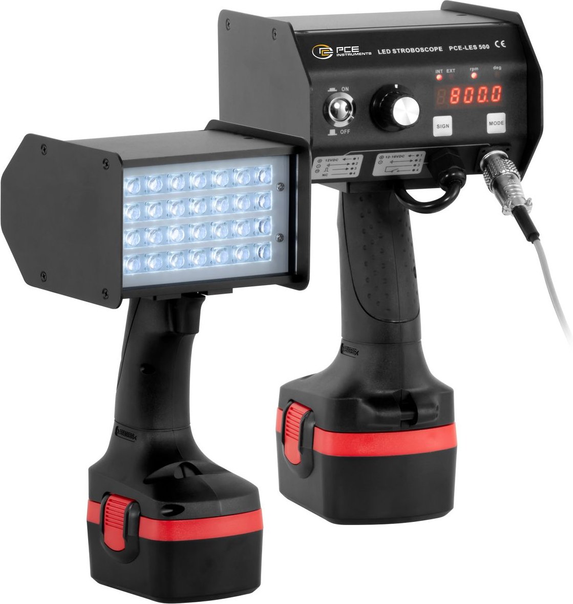 Portables LED-Stroboskop PCE-LES 500