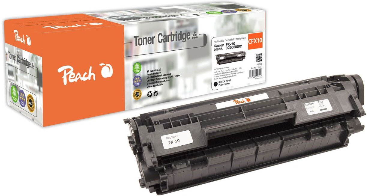 Tonermodul schwarz ersetzt Canon FX-10