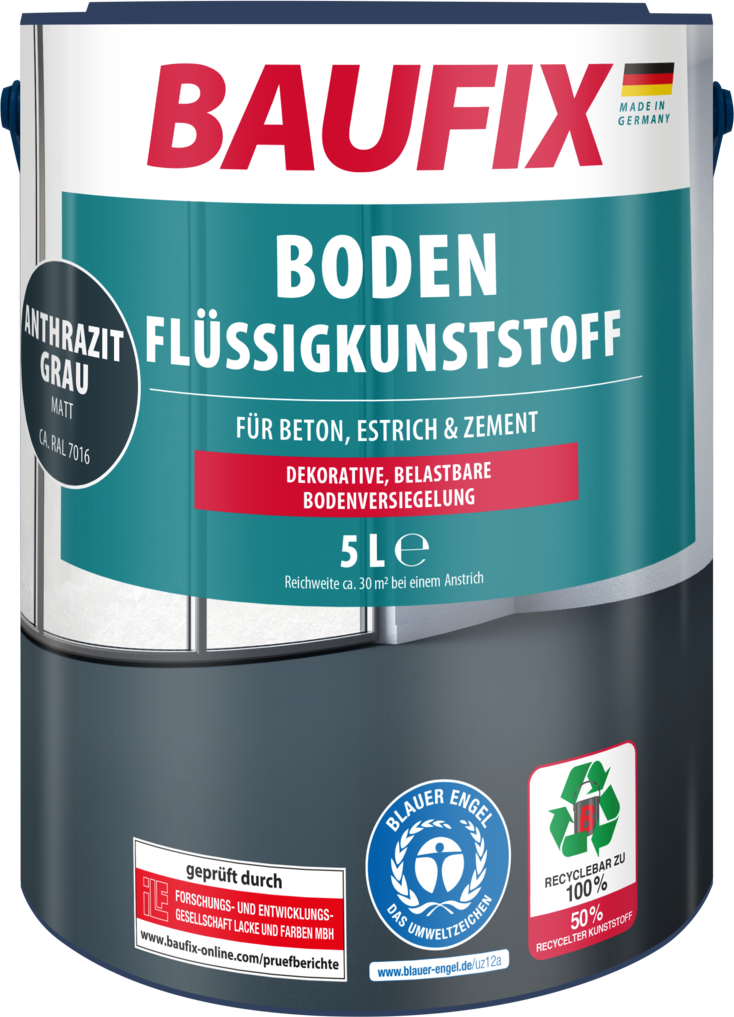 Boden-Flüssigkunststoff 5 l, anthrazitgrau