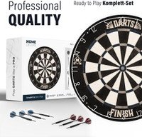 Dartscheibe inkl, Surround GOOD DARTS - Dartscheibe FINISH Modern mit Surround