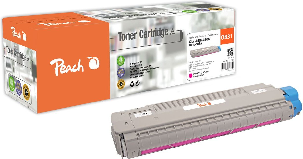 Tonermodul magenta ersetzt Oki 44844506