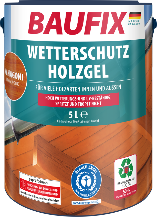 Wetterschutz-Holzgel Mahagoni