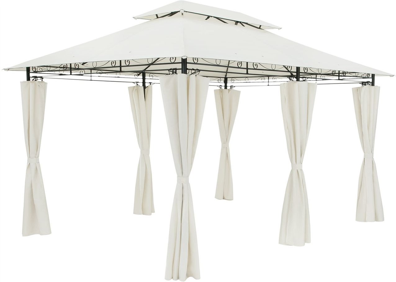 Casaria Pavillon Topas Creme 3x4m UV-Schutz 50+