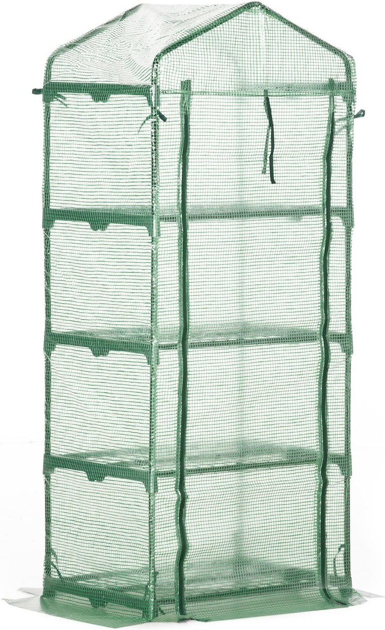 Gewächshaus Treibhaus Pflanzenhaus Foliengewächshaus Frühbeet Grün