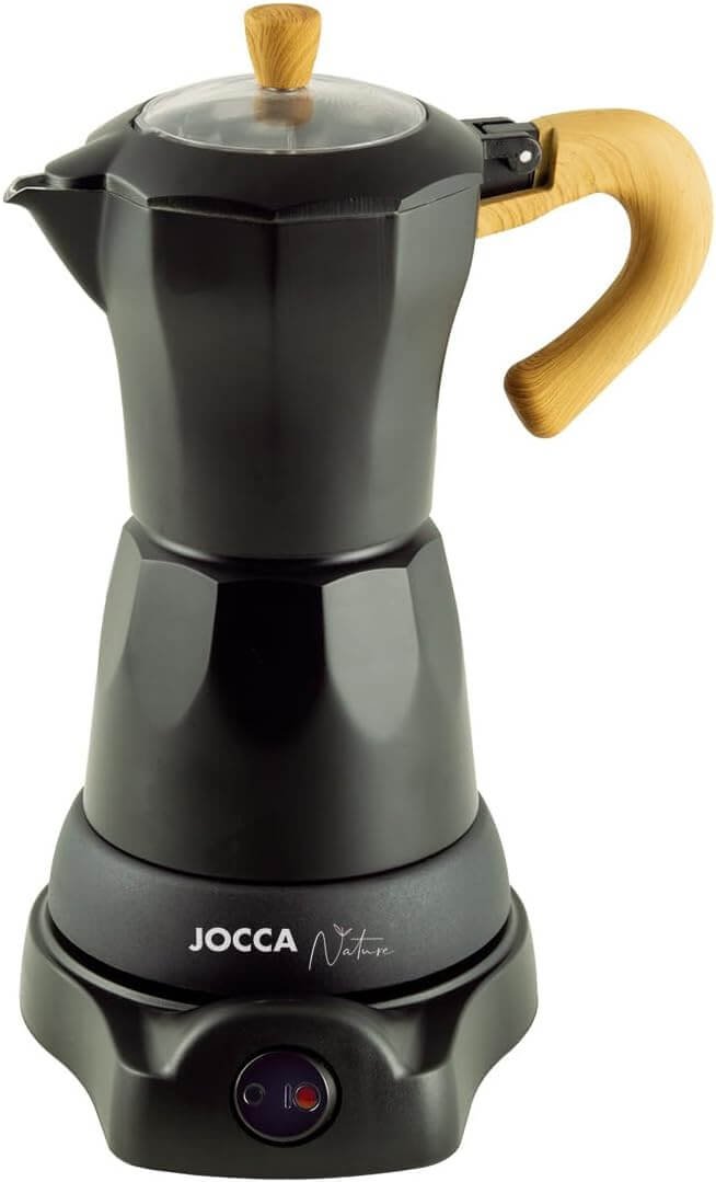 Thumbnail - Jocca Elektrische Espresso Kaffeemaschine, 6 Tassen, 480W, Drehbar