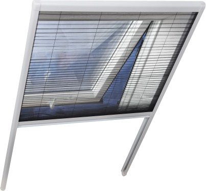 Insektenschutz Dachfenster Plissee 80x160cm braun