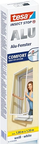 Fliegengitter ALU Comfort Fenster weiß ca. 1m x 1,2m