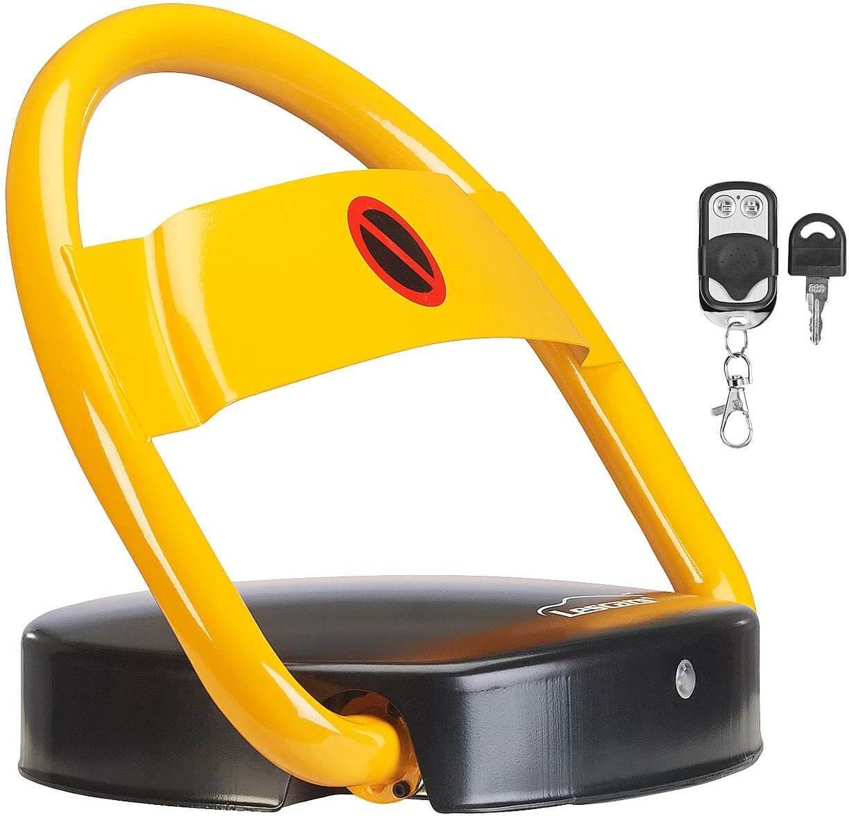 automatischer Parkplatzwächter Parkplatzsperre mit Akku & Fernbedienung Schranke