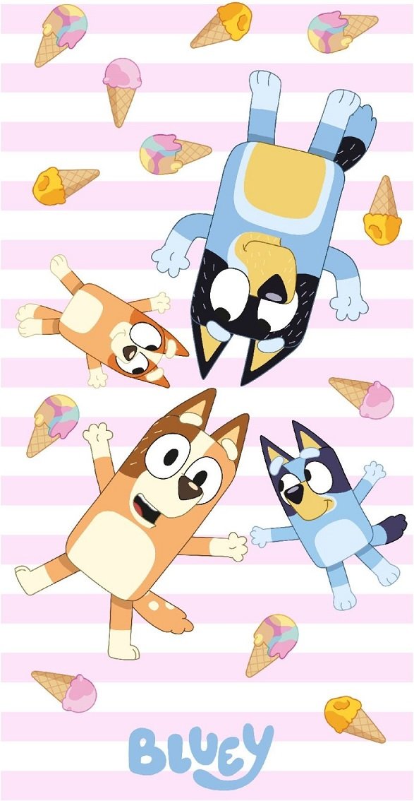 Thumbnail - Bluey Strandtuch 70x140 cm – Premium Frottee