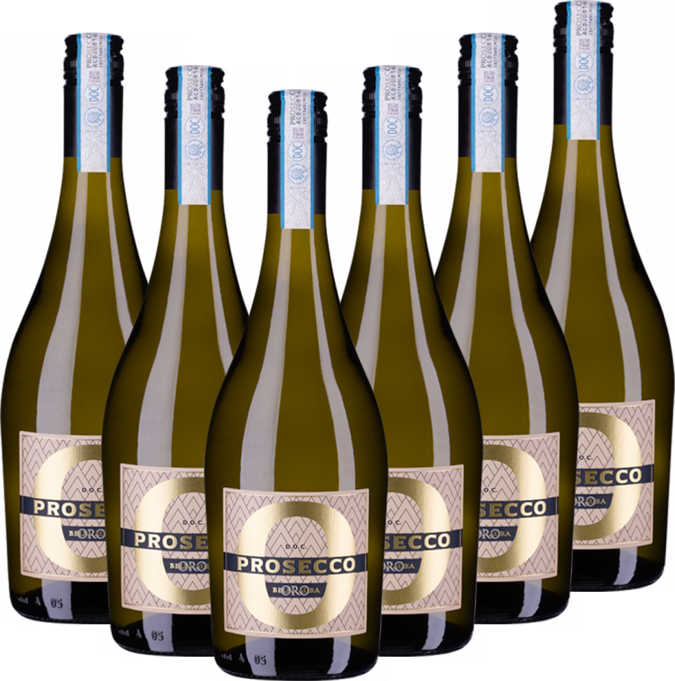 Prosecco Frizzante DOC Bella Aura Oro Italien trocken - 6er Karton