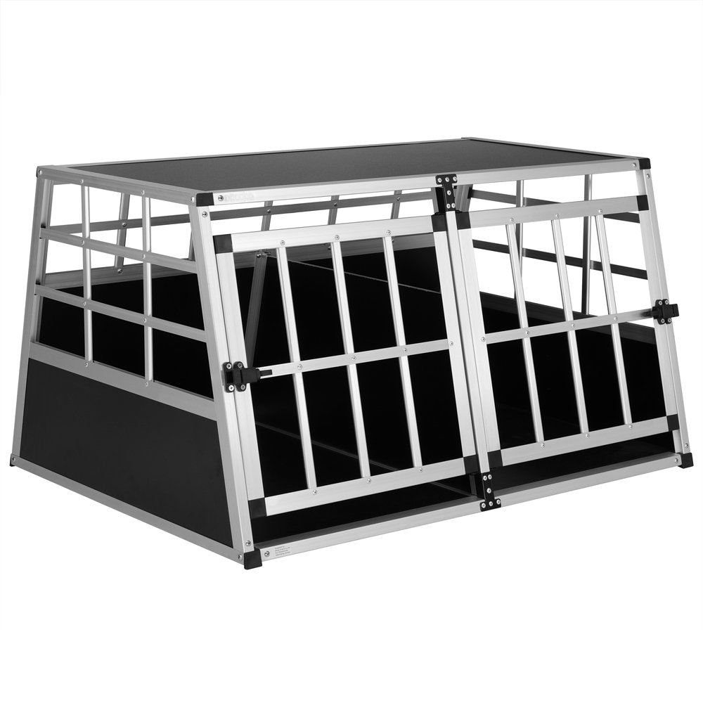 Cadoca Hundetransportbox XL 89x70x51cm Alu