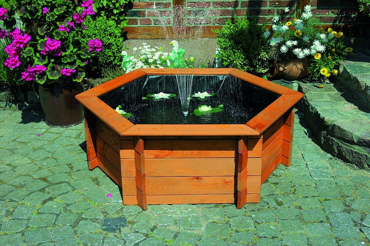 Thumbnail - Promadino Sechseck-Hochteich 125 cm