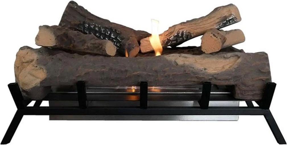 Icon Fires Slimline, Schwarz, H60xB110xT45 cm, 5,4 kW, 8h Brenndauer, verstellbar