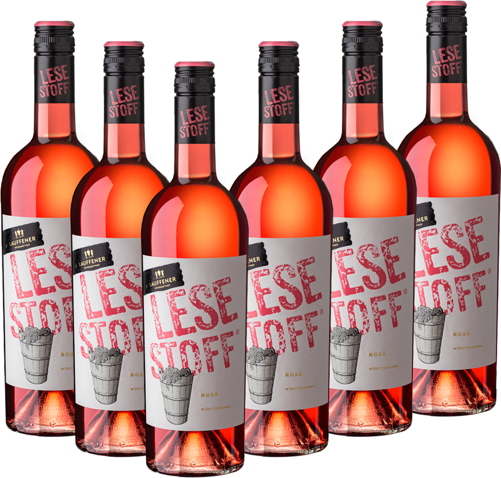 Lauffener Lesestoff Rosé QbA 0,75l - 6er Karton