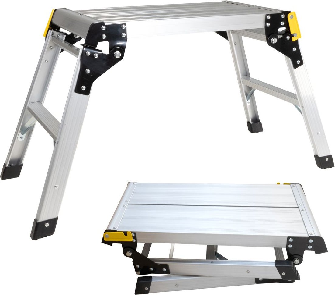 kompakte Arbeitsplattform mit Antirutsch-Oberfläche