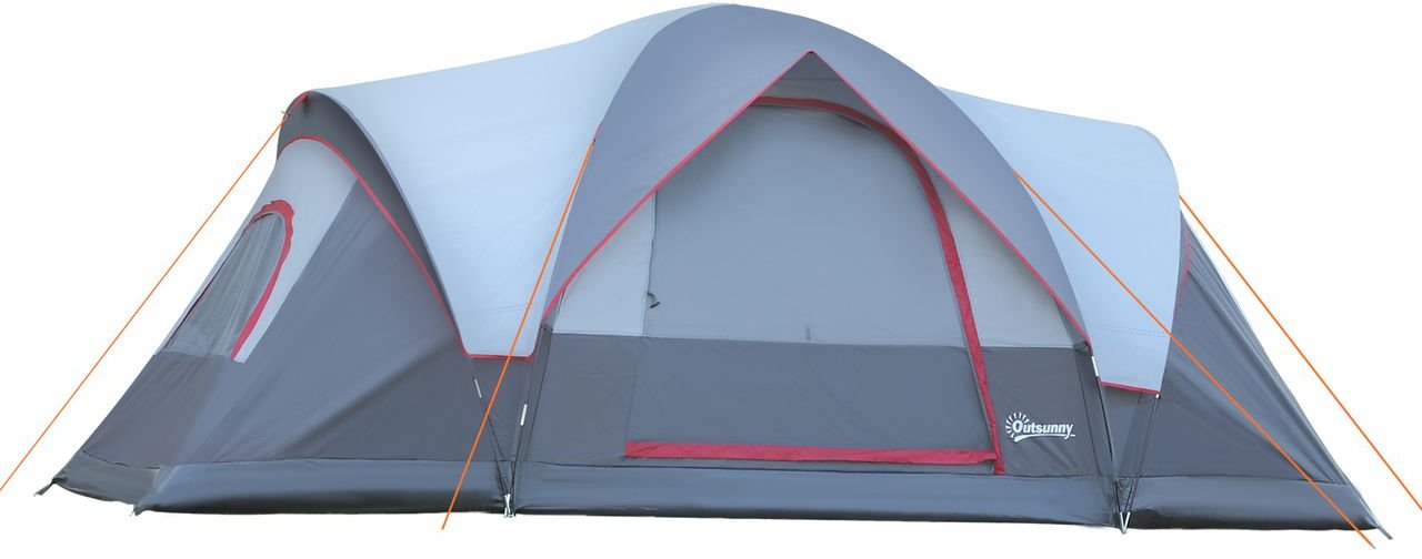 Zelt 5-6 Personen Campingzelt Tunnelzelt Kuppelzelt Polyester
