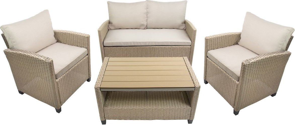 11tlg. Dining-Ecklounge MADEIRA III - Beige