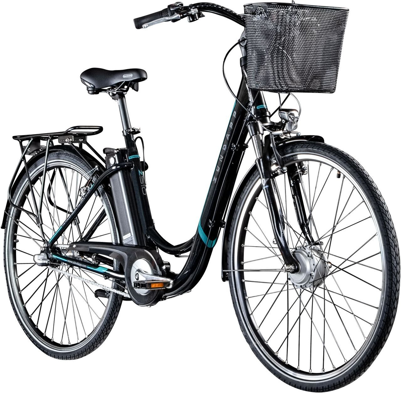 Thumbnail - Z510 E Bike Damenfahrrad ab 155 cm Rücktritt Pedelec 28 Zoll Fahrrad mit tiefem Einstieg Hollandrad