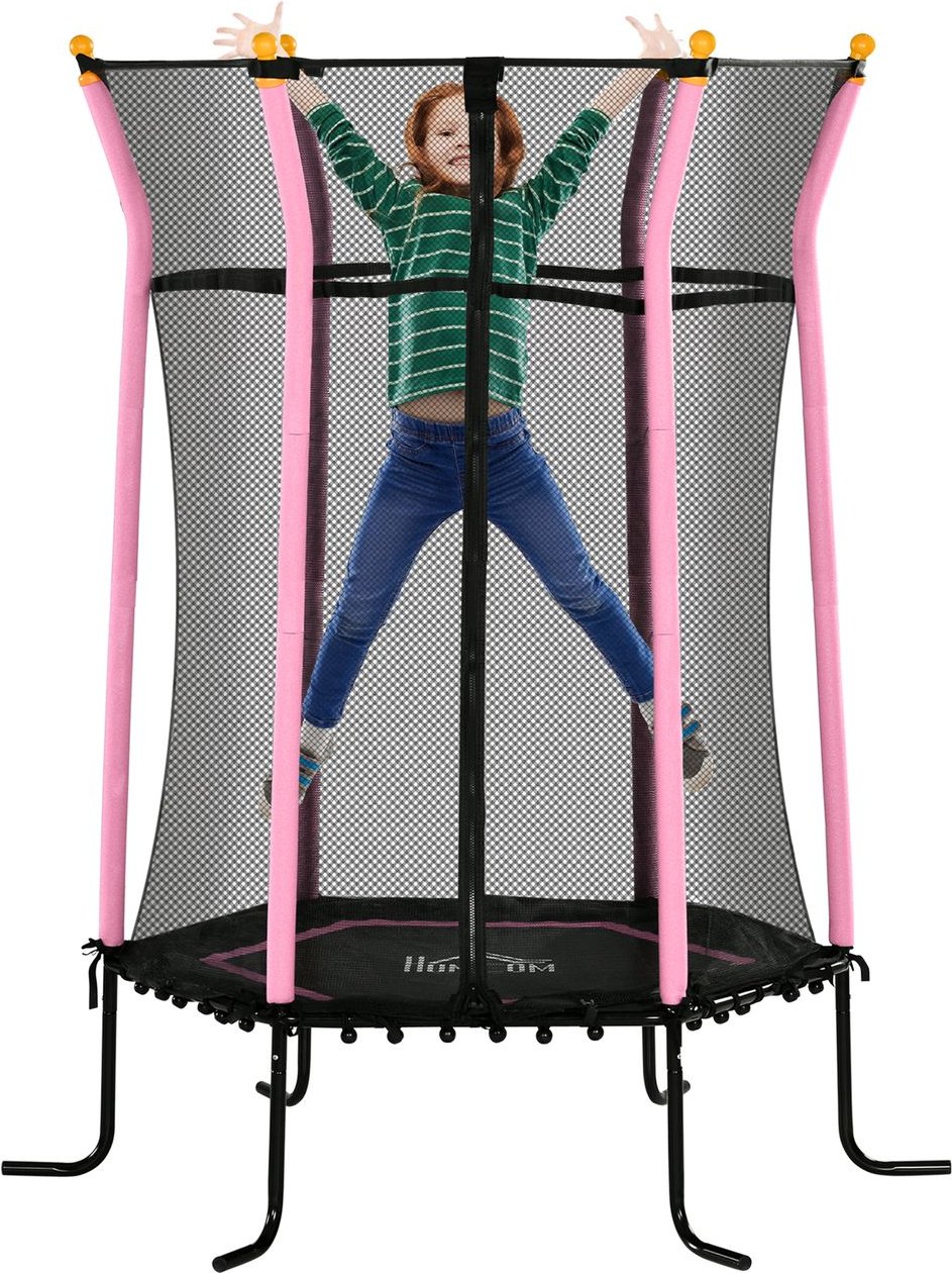 Thumbnail - Kinder Trampolin Ø163,5 cm, Trampolin für Kinder 3-10 Jahre, Gartentrampolin