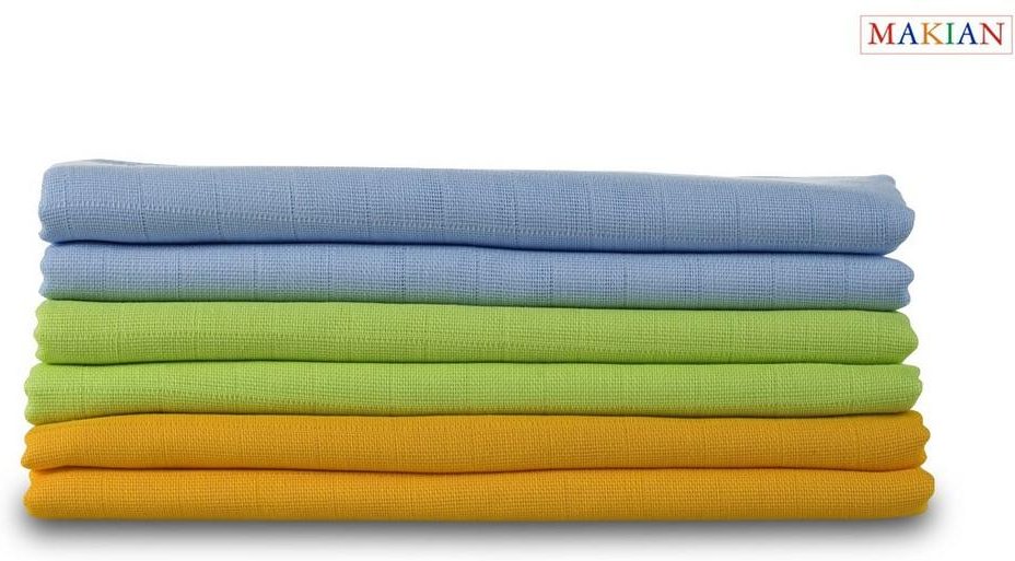 Thumbnail - Moltonwindeln, 6er Set, bunt, unisex, 80x80cm