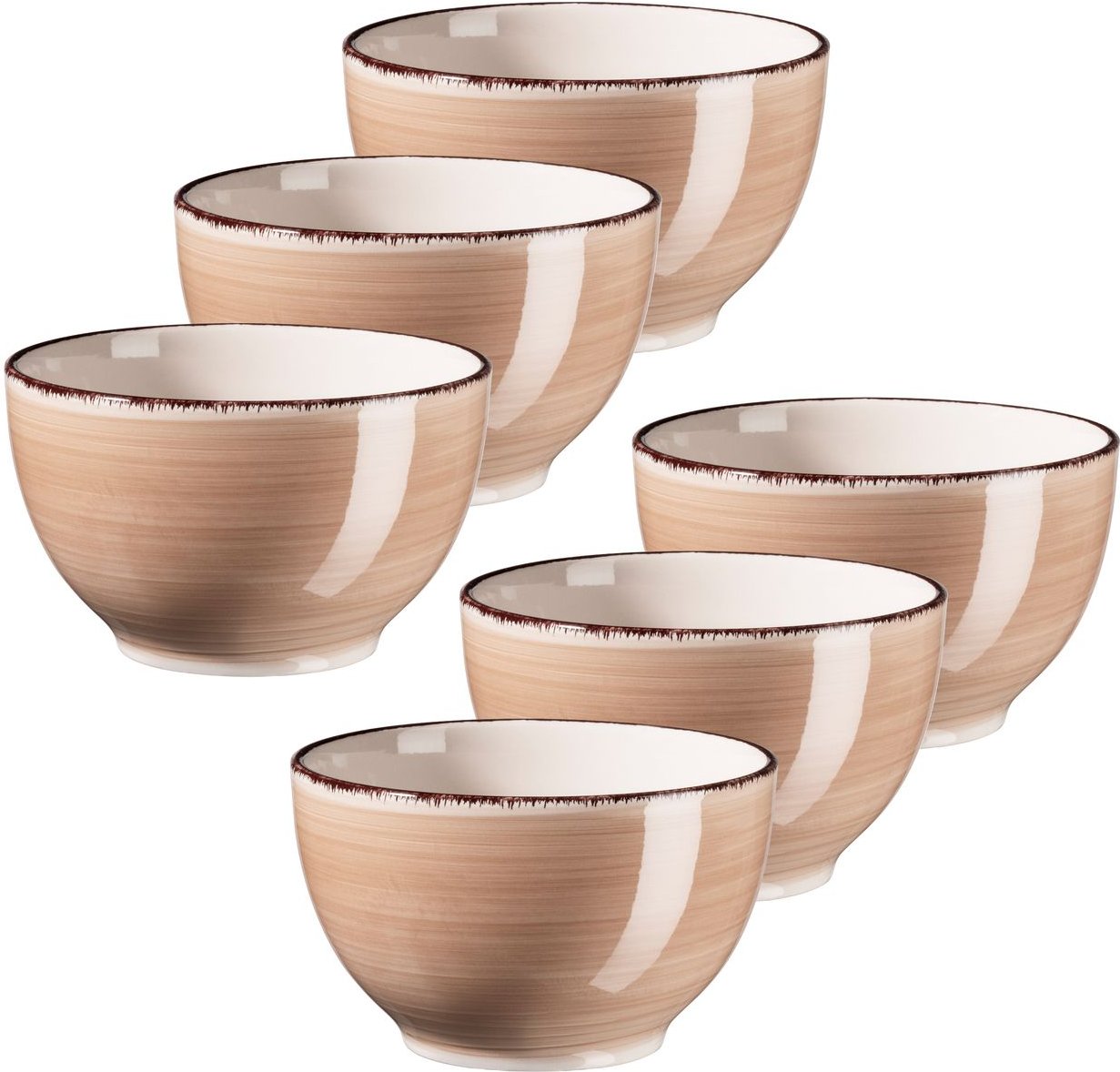 Thumbnail - Müslischale 14 cm, 6-er Set, BEIGE