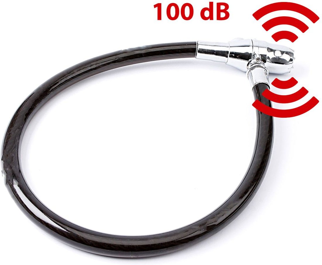 Stahldraht-Ringschloss OLYMPIA S 200 mit Alarm*