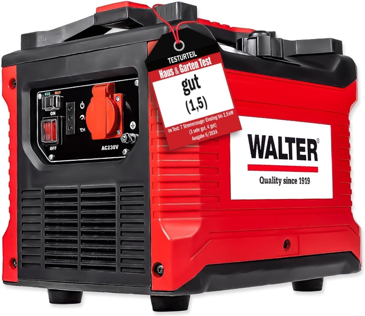 Inverter Stromerzeuger 1000W, WWS-IGS1000, Benzin Notstromagreggat