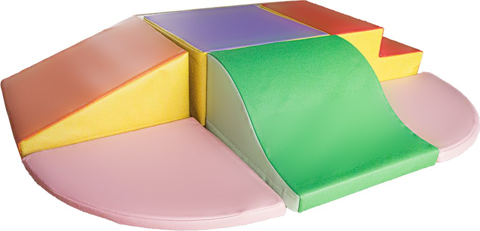 Kinder Softbausteine 6 tlg. - Mehrfarbig