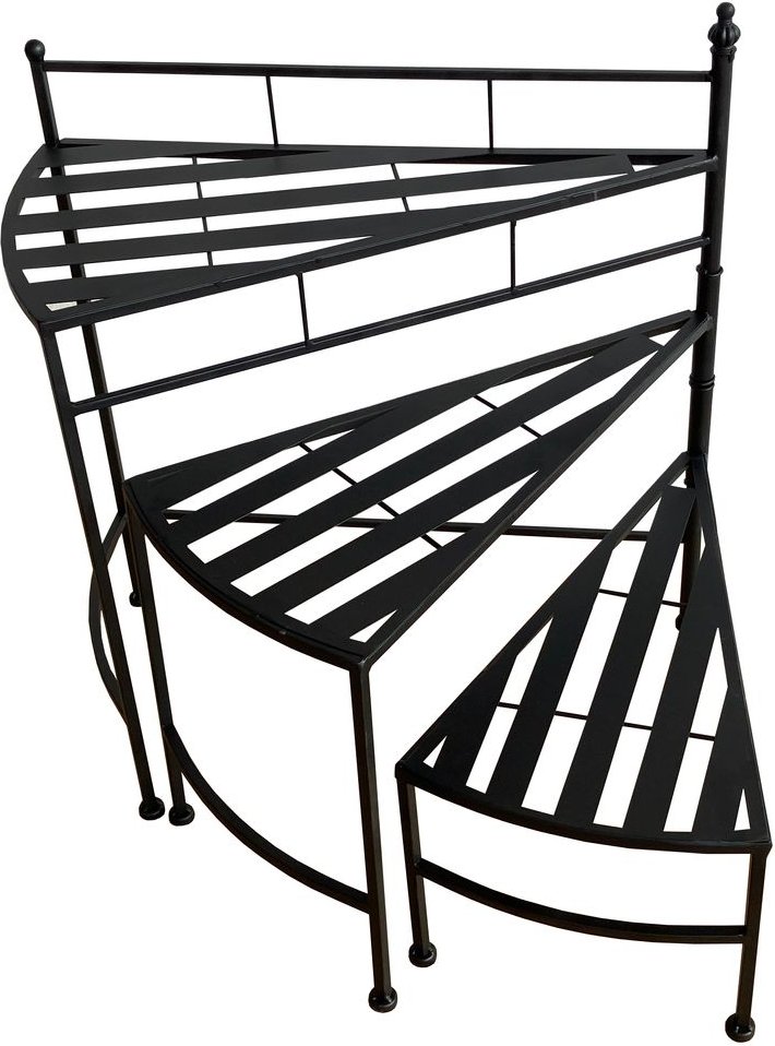 Klappbarer Pflanzenständer schwarz