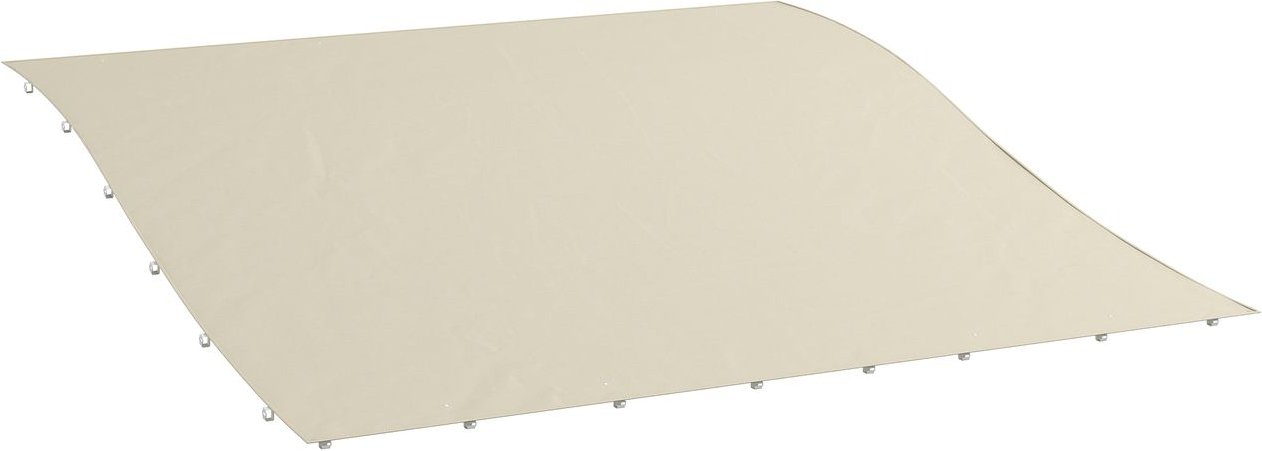 Ersatzdach für Pergola 297x243cm Sonnensegel für 3x 2,5m Pavillon Beige