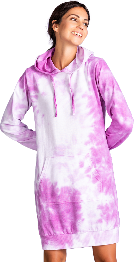 Sweat-Kapuzenkleid