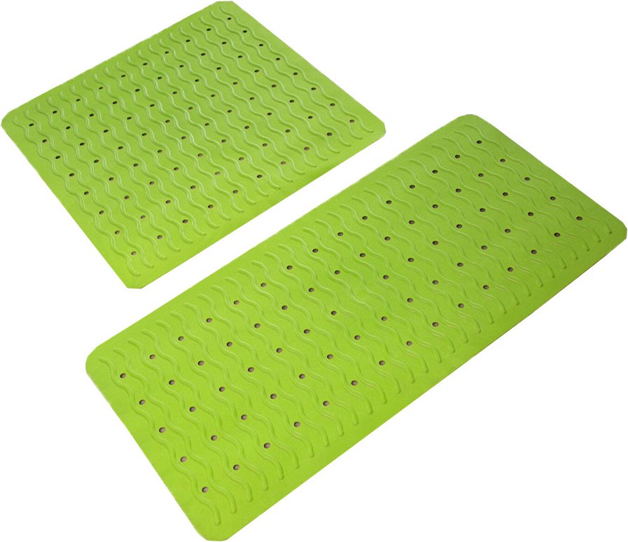 Badewanneneinlage Playa ca. 38x80 cm, hellgrün, 100% TPE