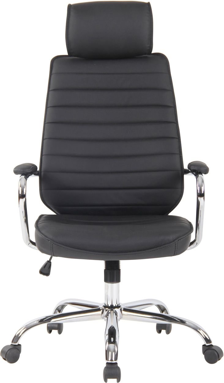 Bürostuhl Rako Echtleder, schwarz