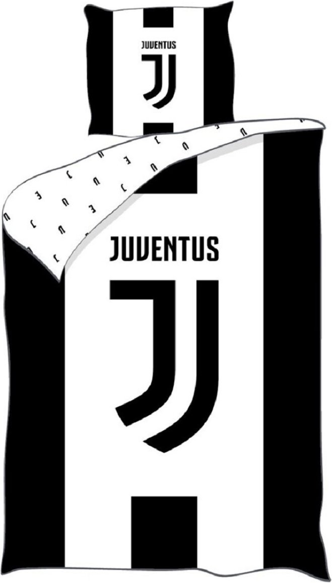 Juventus Turin Bettwäsche-Set –140x200 + 65x65 cm aus Baumwolle