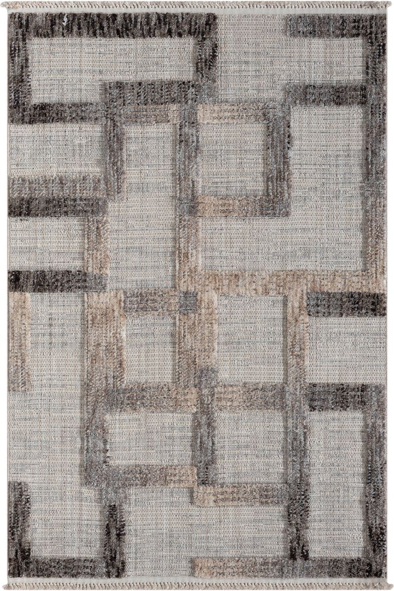 Thumbnail - Teppich Jade, 140cm x 200cm, Farbe Beige, rechteckig, Florhöhe 15mm