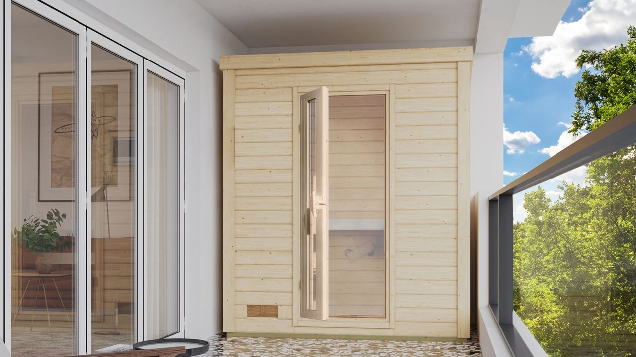 Saunahaus Telo 0 naturbelassen