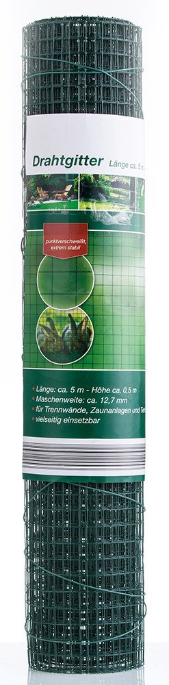 Drahtgitter PVC-ummantelt, ca. 5 x 1 m