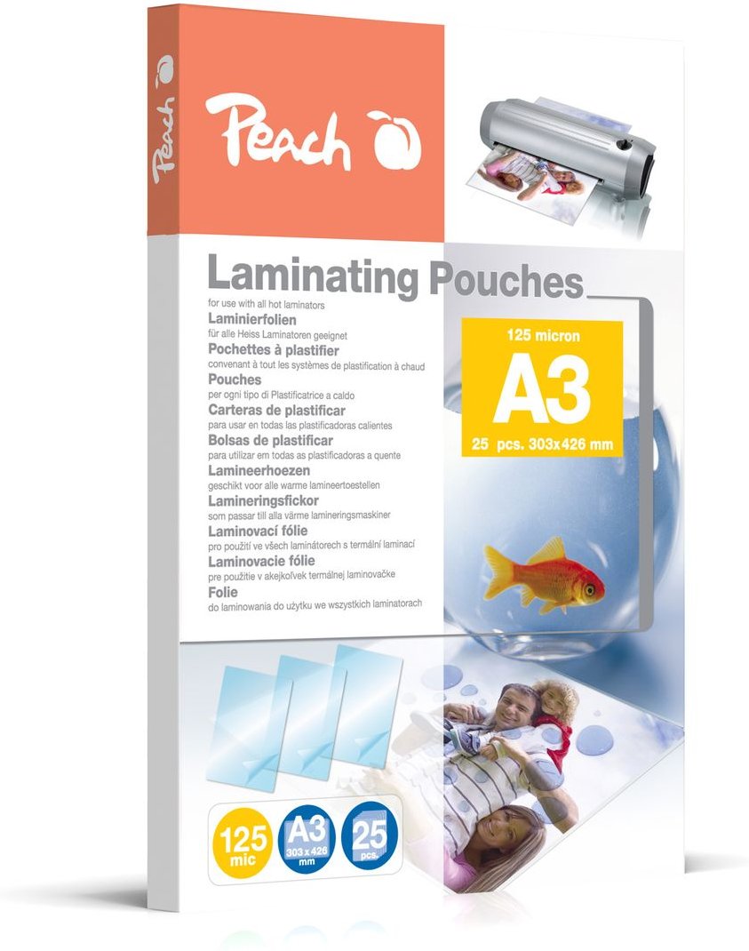 Laminierfolien A3, 125 mic, glänzend, 25 Stk.