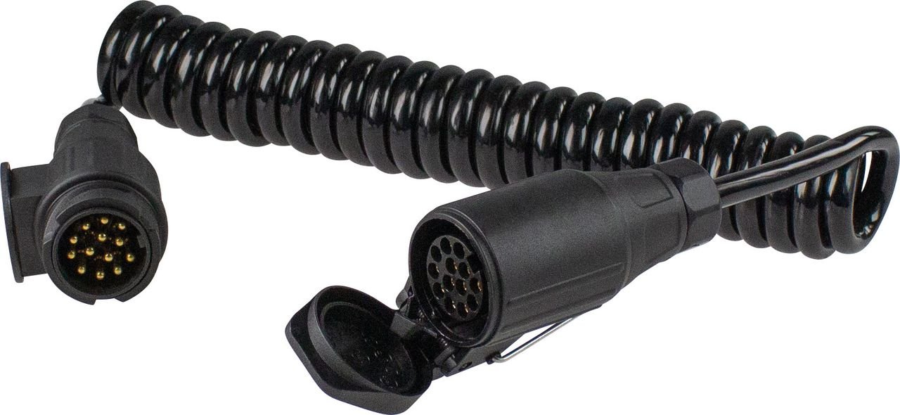 Adapterkabel Anhängerkupplung 3 m 13-polige Kupplung und 13-poliger Stecker IP44