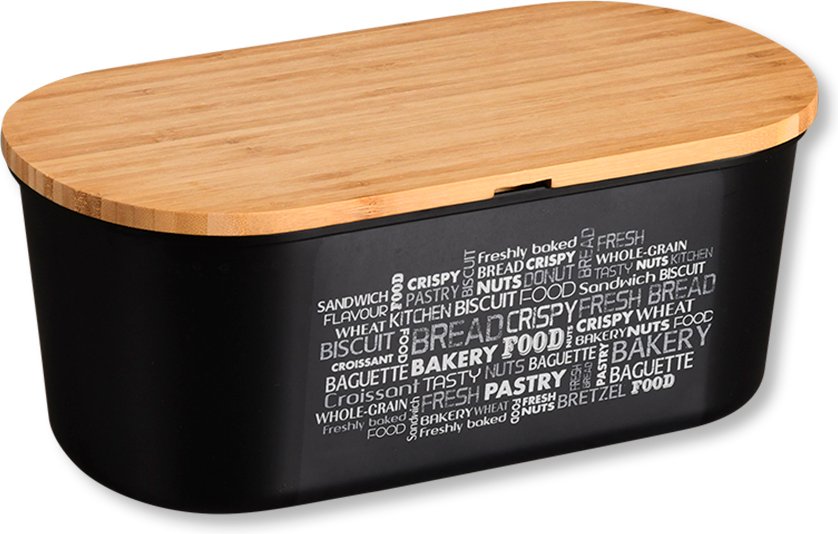 Brotbox, schwarz, FSC